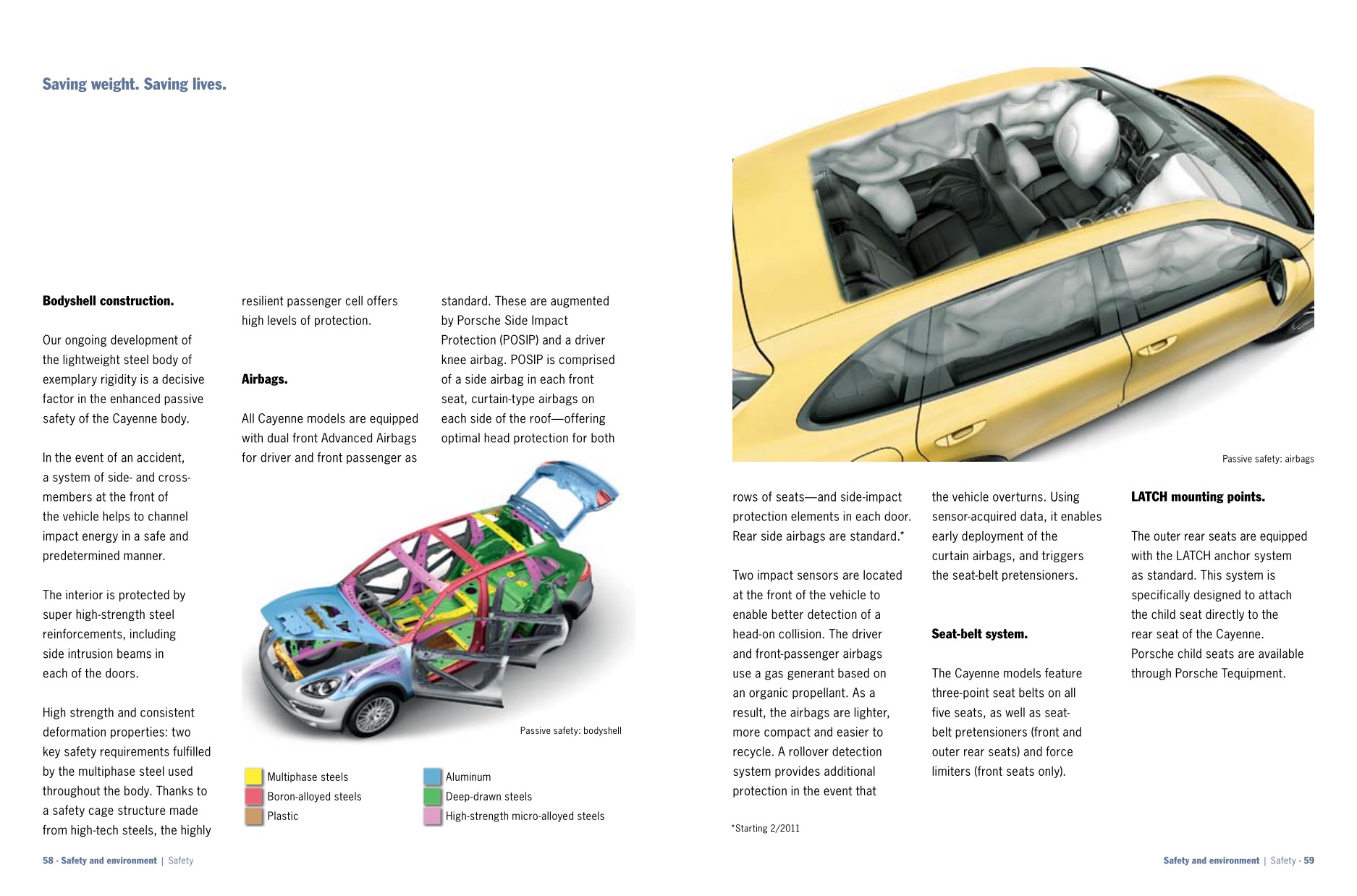 2011 Porsche Cayenne Brochure Page 64